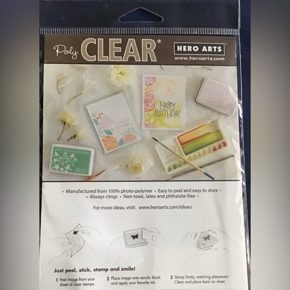 Hero Arts Stamp Your Own Plant stamp set. - Picture 2 of 2